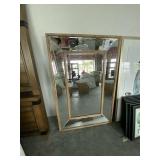 WOOD FRAMED WALL MIRROR