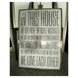 "IN THIS HOUSE" PRINT