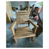 WOOD ROCKING CHAIR