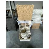ASST BASKETS W/ LAUNDRY BENCH