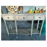 WOOD CONSOLE TABLE