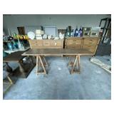 WOOD CONSOLE TABLE