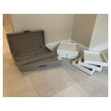 4PC STORAGE BOX & TRAYS