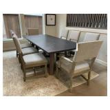 DINING TABLE & 8 CHAIRS