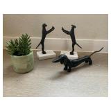 DOG BOOKENDS MISC