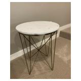 MARBLE TOP ACCENT TABLE