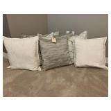 8 ASSORTED PILLOWS