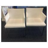 WHITE SIDE CHAIRS