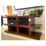 WOOD SHELVE UNIT