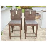 WICKER STOOLS