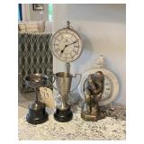 CLOCK DECO W/ ASSORTED DECO