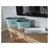 3PC TIN TUBS & TRAY