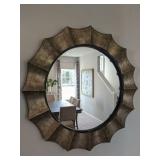 GOLDEN ROUND MIRROR