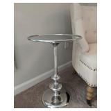 SILVER CANDLESTICK SIDE TABLE