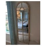 RUSTIC FARMHOUSE METAL WALL MIRROR