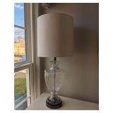 GLASS TABLE LAMP