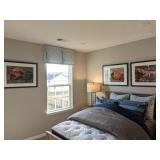 5PC FOOTBALL FRAMED PRINTS & LARGE MURAL