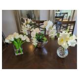 WHITE FLORALS 3PC