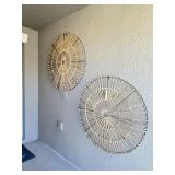 2PC OUTDOOR WALL DECO