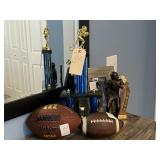 ASSORTED FOOTBALL ITEMS