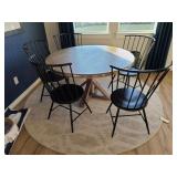 KITCHEN TABLE & 5 CHAIRS