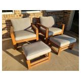 PATIO CHAIRS & OTTOMANS