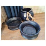 3PC BLUE BOWLS
