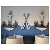ANCHORS & OAR WALL HANGING