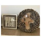 PRINT & 2 WOOD CIRCLES