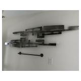 2PC SILVER WALL HANGINGS