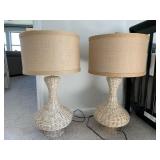 WICKER LAMPS