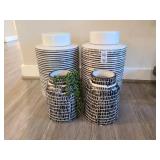2 JARS & 2 VASES