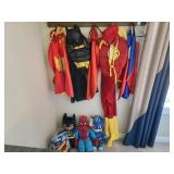 ASSORTED KID COSTUMES & DECO