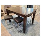 PUB TABLE & 4 STOOLS