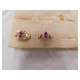 14k yellow gold ring w/ diamonds around marquee 14k yellow gold ring w/ diamonds around marquee