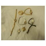 Five rolled gold plate ladies wristwatches: Five rolled gold plate ladies wristwatches: