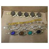 Bracelets: Judy Lee ( large brown oval) - Lisner Bracelets: Judy Lee ( large brown oval) - Lisner