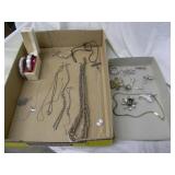 Silvertone pins - necklaces - boxed Hayward Silvertone pins - necklaces - boxed Hayward
