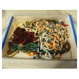 Varies of necklaces including 6 of rolled paper Varies of necklaces including 6 of rolled paper