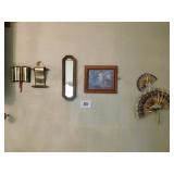Several items of wall hangings: small opened Several items of wall hangings: small opened
