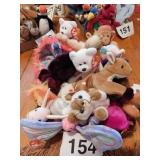 Flat of Ty beanie babies