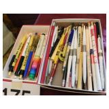 Lots of pens and pencils: Museum of Science and Lots of pens and pencils: Museum of Science and