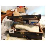 Old damaged suitcase of old toys: Coca Cola van - Old damaged suitcase of old toys: Coca Cola van -