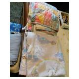 Unicorn blanket - machine quilted spread Unicorn blanket - machine quilted spread
