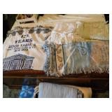 Four woven blankets, one 125 years of Ridge Farm Four woven blankets, one 125 years of Ridge Farm