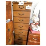 7 drawer lingerie chest, 17x52.5x14