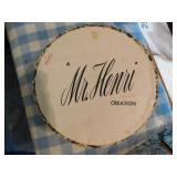 Mr. Henri creation hat box with faux fur hat Mr. Henri creation hat box with faux fur hat