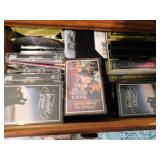 Contents of 4 drawers of chest full of cassette