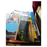 Vintage travel brochure and unused postcards Vintage travel brochure and unused postcards