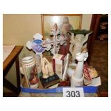 Flat of religious items: praying hands on bible Flat of religious items: praying hands on bible